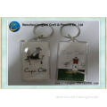 Rectangle photo acrylic gift key chain / blank acrylic keyc